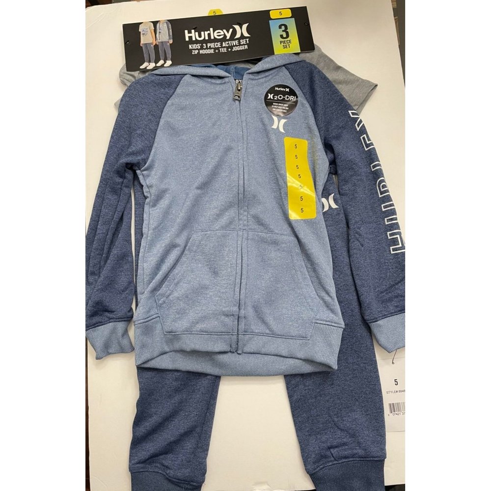 NWT- Boys Hurley 3 Piece Active Set